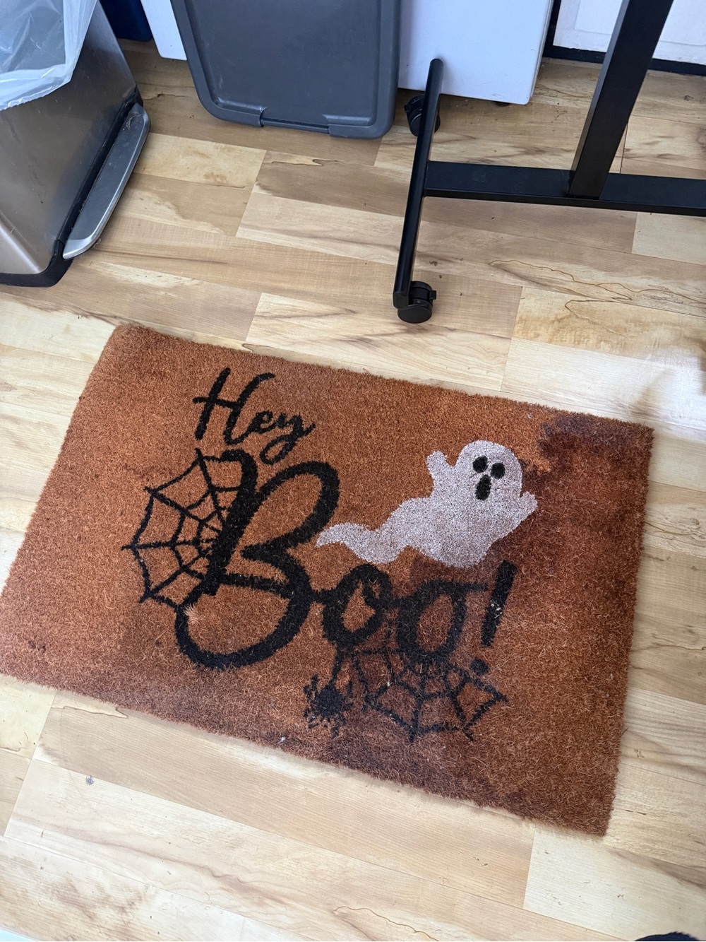 Hey Boo! Halloween Doormat